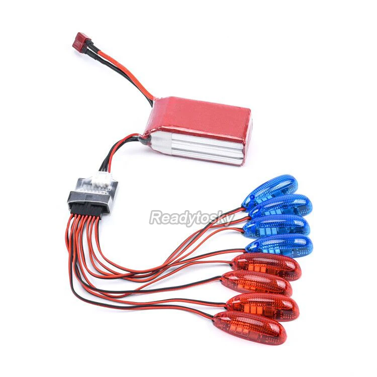 Multi-function Lithium Battery Balanced Plug Power Supply Board 2-6S Support 8 Outputs for RC aircraft images - 6