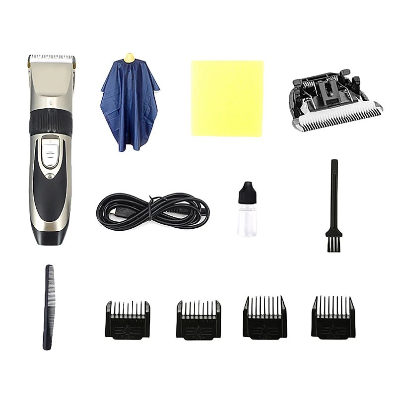 12 в 1 Триммер Водонепроницаемый триммер для волос тример бороды электрическая