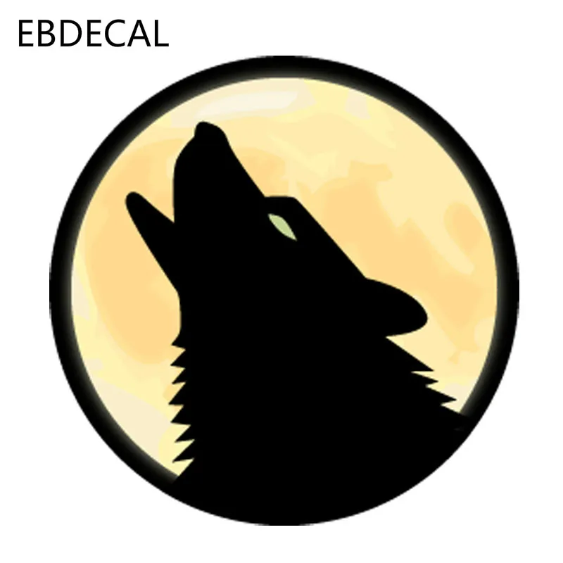 Ebdeckle высокое качество воющая наклейка волк ПВХ мотоцикл для