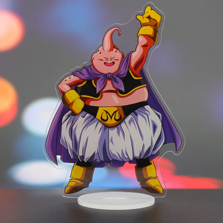 

Dragon Ball Animation Peripheral Super Saiyan Majin Buu Goku Vegeta God Breath Acrylic Stand Hand-made Decoration Gift