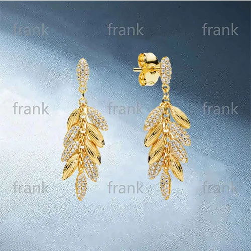 

267674CZ SHINE FLOATING GRAINS EARRINGS