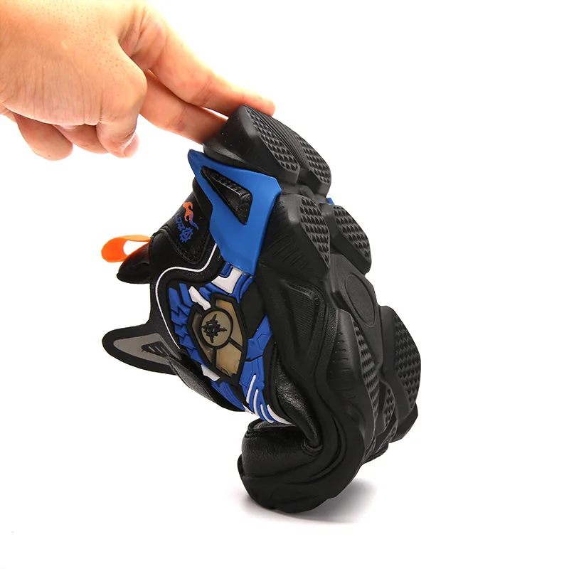 JIEMIAO 2021 Fashion Kids Mecha Cartoons Sneakers for Boys Girls Sports Shoes Non-slip Children Leather Waterproof Casual Shoes