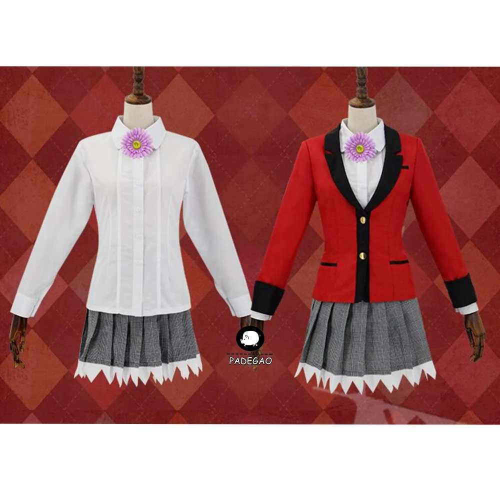 Аниме Kakegurui карнавальный костюм для девочек кирари момобами джабами юмеко