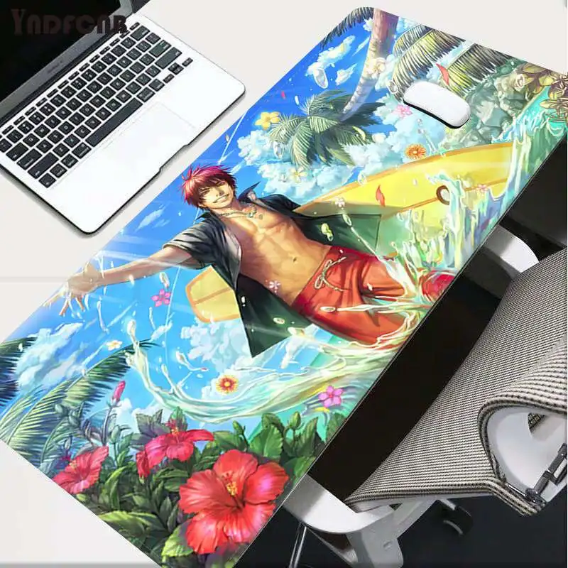 

YNDFCNB Anime Kagami Taiga Kuroko's Basketball Pad gamer play mats Mousepad Size for mouse pad Keyboard Deak Mat for Cs Go LOL