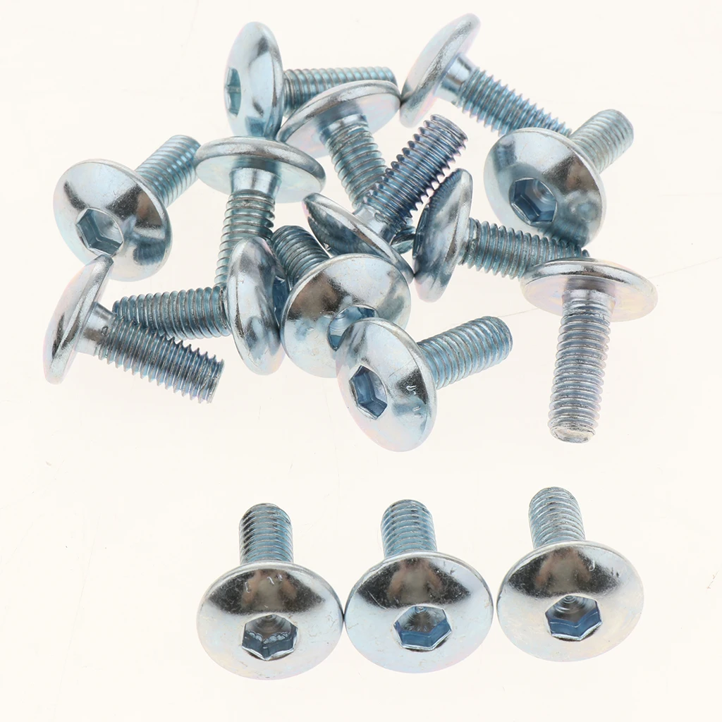 16 шт. Металлическая Шайба для бампера гайка Крепления номерного знака комплект