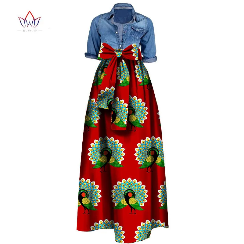 

African Print Dresses for Women 2020 News Wax Fabric Skirts Traditioanal Dashiki Bazin Plus Size Party Fashion African Clothes