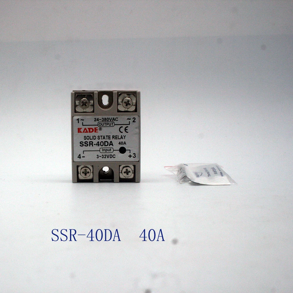 SSR -10DA/25DA/ 40DA/50DA DC control AC white shell Single phase Solid state relay without plastic cover | Обустройство дома