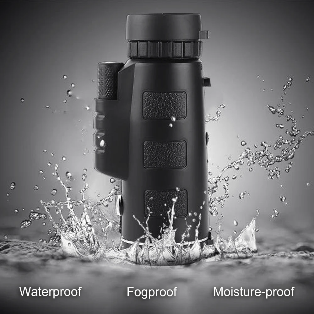 Монокулярный телескоп высокой мощности 40X60 для наблюдения за птицами с компасом