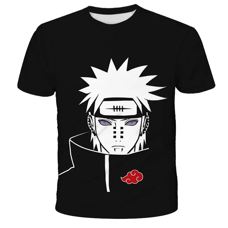 

Summer children's T-shirt Naruto theme short-sleeved boy and girl T-shirt loose-fit round neck T-shirt
