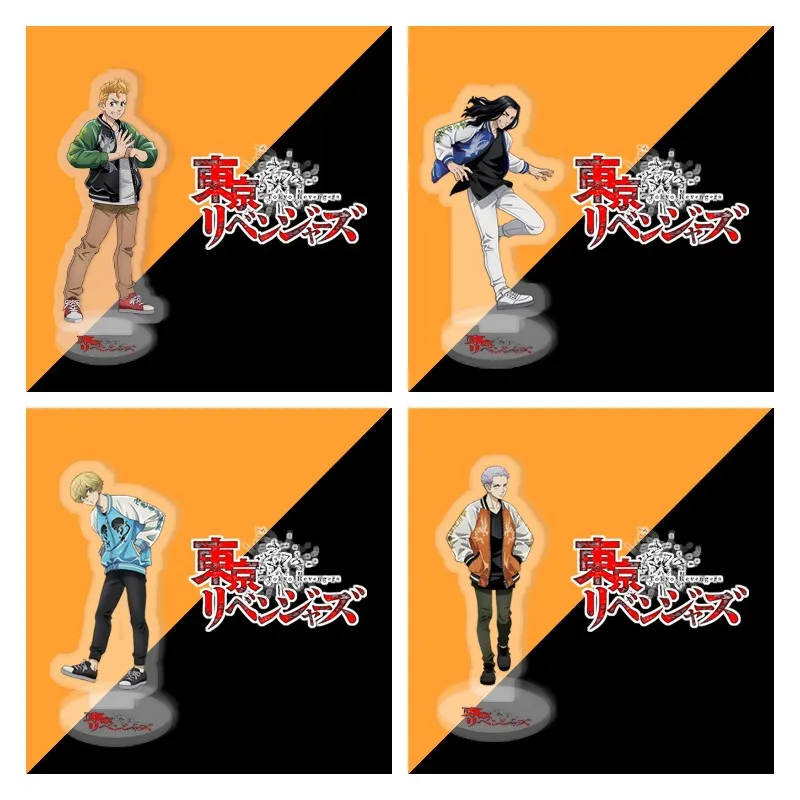 

15cm Anime Figure Cosplay Tokyo Revengers Manjiro Ken Takemichi Hinata Atsushi Acrylic Stand Model Standing Fans Collect