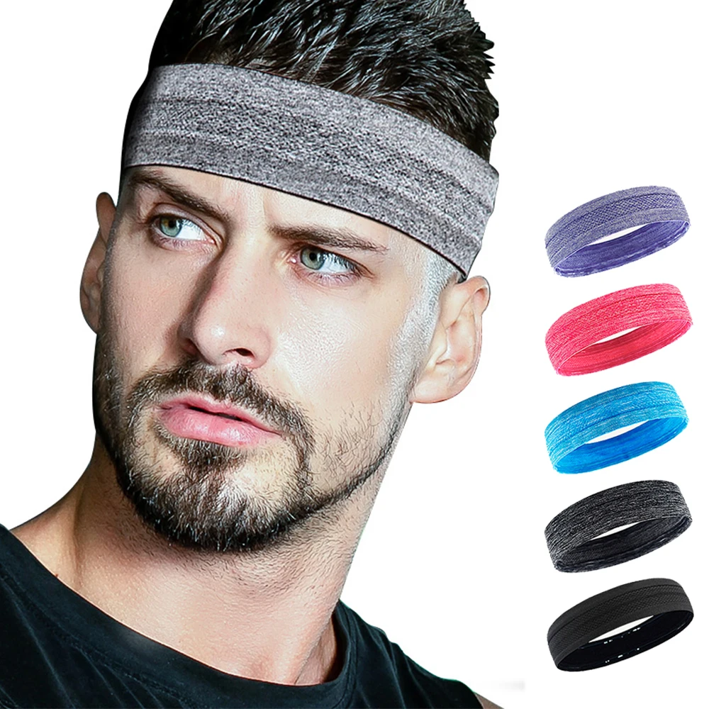 SKDK 1 шт. Sweatband эластичные Йога Бег Фитнес Пот Группа головная повязка лента для