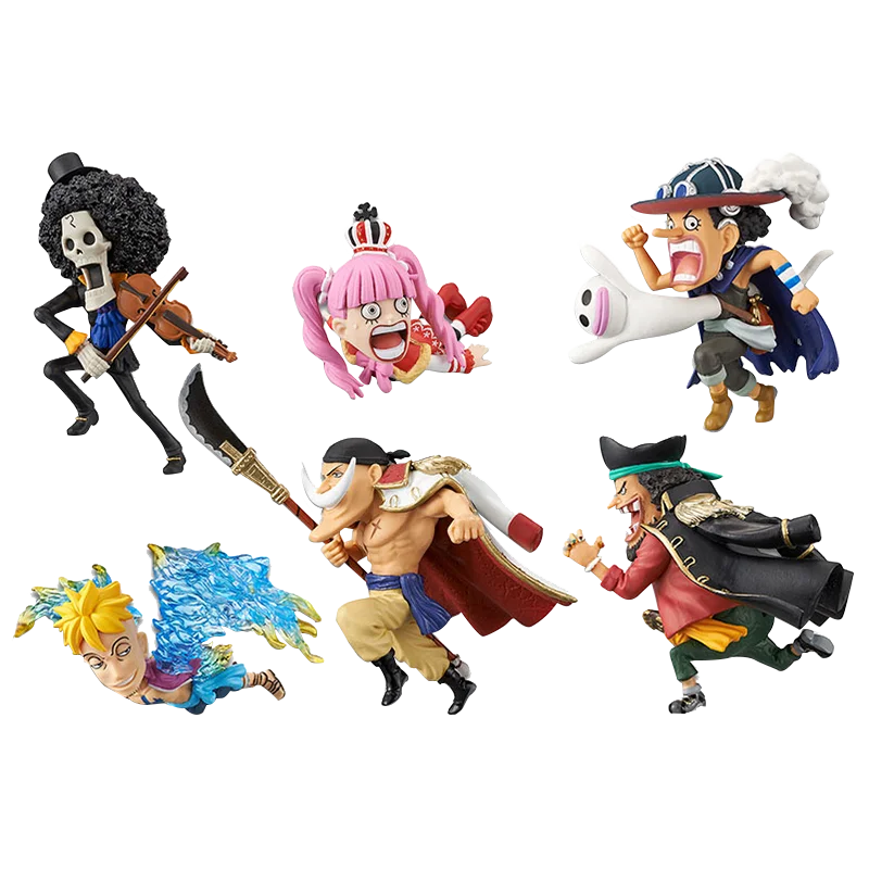 Bandai One Piece WCF Vol.3 Brook Usopp Newgate Marshall D учебный произвольный 1 вид экшн фигурки модели