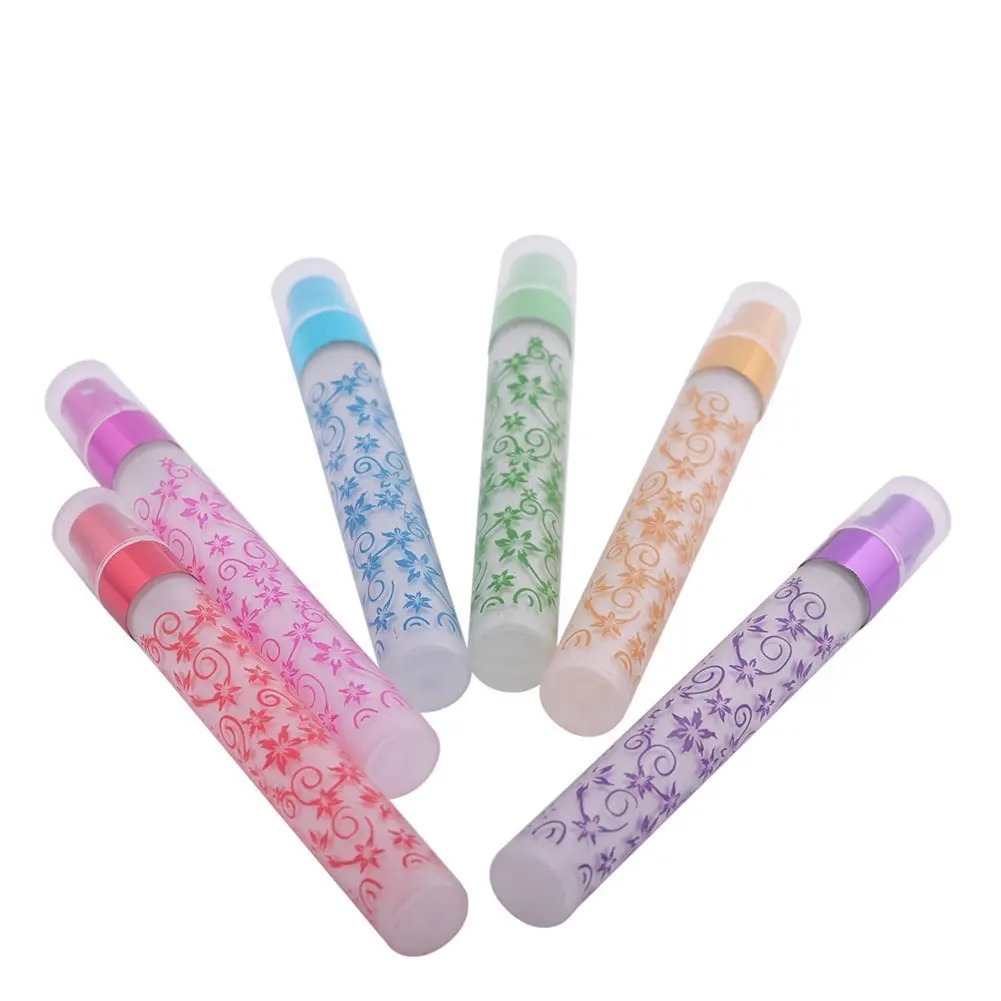 6 шт пульверизатор для духов Путешествия матовый принт Стекло 10 мл пустые спрей