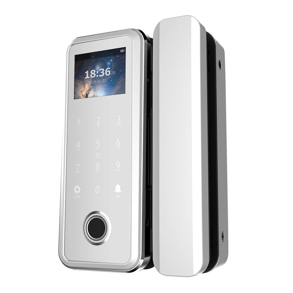 Дверной смарт замок без ключа биометрический Электрический с отпечатком пальца