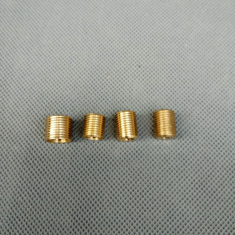 5 шт./лот полые трубки с внутренней и внешней резьбой из чистой латуни M4/M5/M8 на