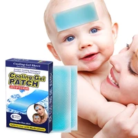 4pcs1box antipyretic sticker herbal pain relief patch cooling gel patch for adult and children medical baby fever pad