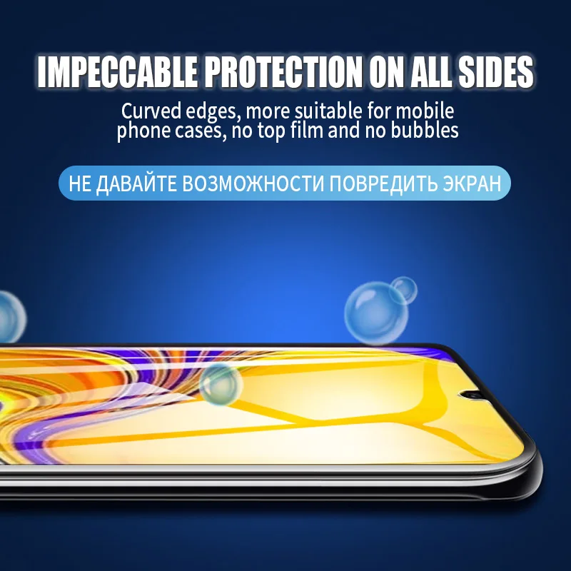 

9D Full Tempered Glass For Samsung Galaxy A10 A30 A50 A70 Screen Protector A11 A31 A51 A71 Glass A12 A32 A52 A72 Protective Film