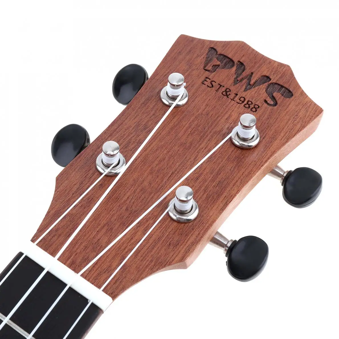 

21 Inch Soprano Ukulele Uke Sapele 15 Fret 4 Strings Rosewood Fingerboard Brown Ukelele Professional Musical Instrument