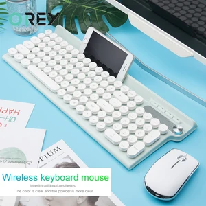 2.4G USB Wireless Keyboard Mouse Rechargeable Keyboard Gaming Mouse For
Macbook Lenovo Asus PC Gamer Laptop Keypad Computer Mice