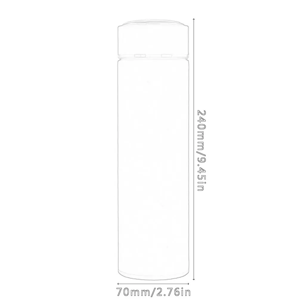 

Stainless Steel Bottle Travel Mug Tea Infuser Bottle Double Wall Infused Water Flask Food Grade Leak Proof