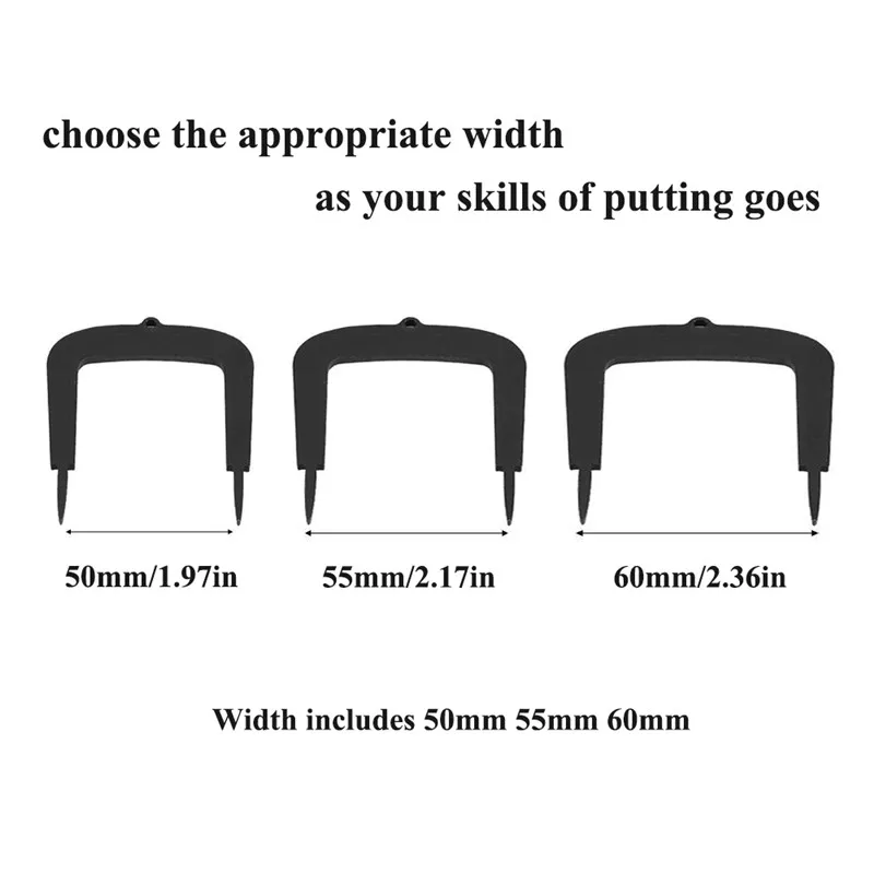 Учебные пособия для игры в гольф ворота прицеливания 3 двери зеленые клюшки