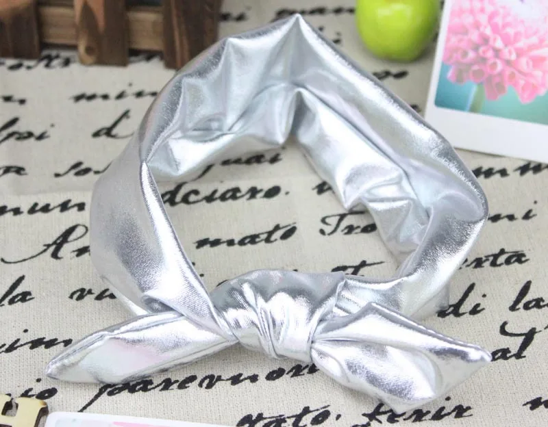 1 шт. повязка на голову с блестящим бантом для маленьких девочек бантик-ушки