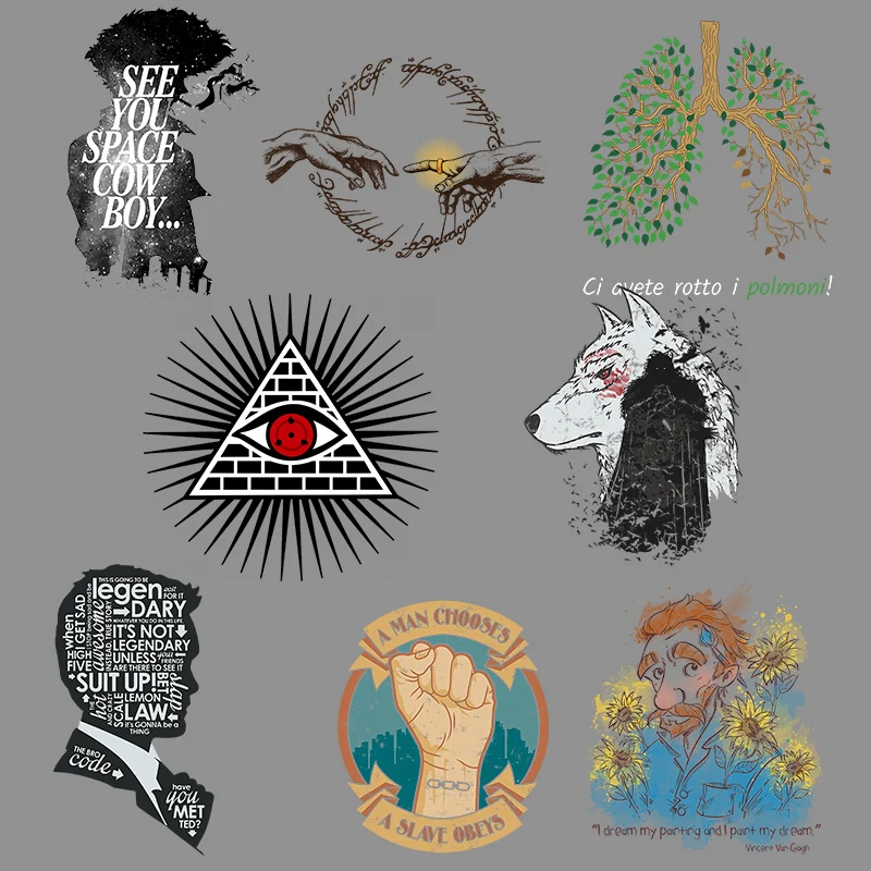 

Fashion Cute Root Heart Iron On Patches For DIY Wolf Fist Heat Transfer Clothes T-Shirt Thermal Stickers Decoration Printing