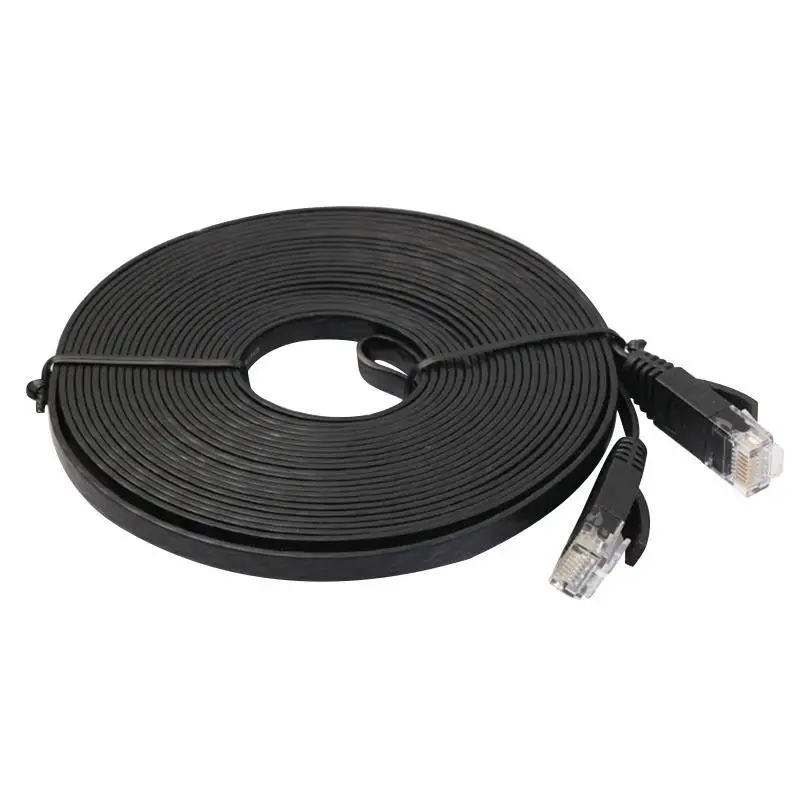 

RJ45/8P8C CAT6 Ethernet Network LAN Cable Flat UTP Patch Router Parts