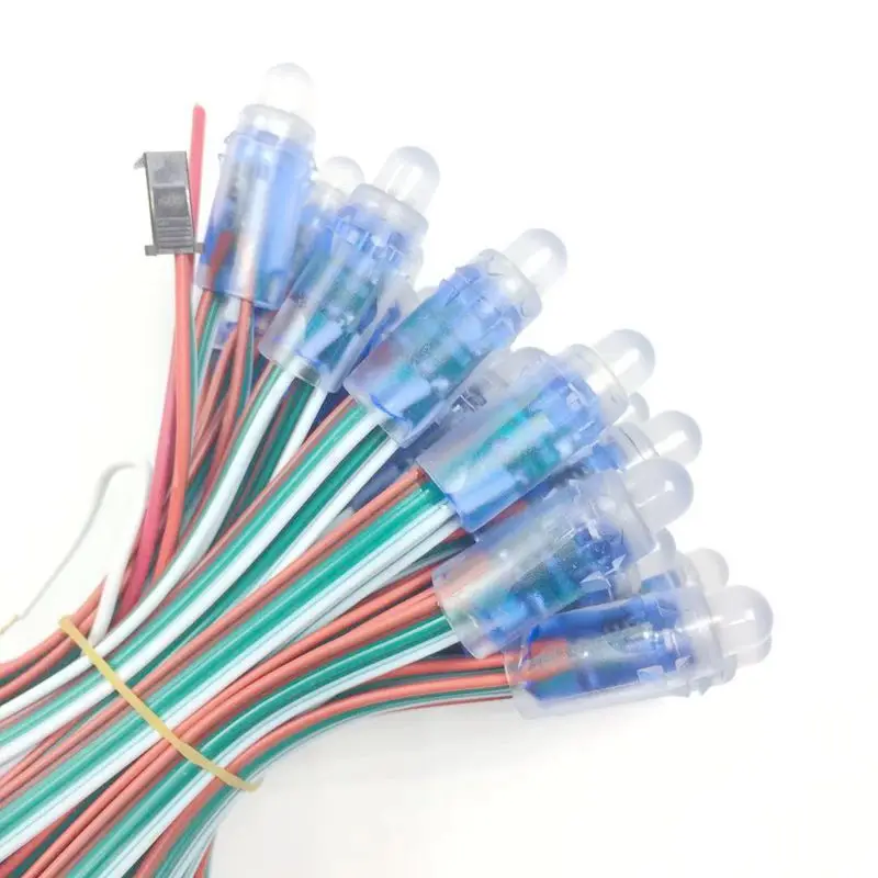 Пиксельные модули светодиодов WS2811 5 в постоянного тока 1000 шт. 12 мм IP68 RGB рассеянный