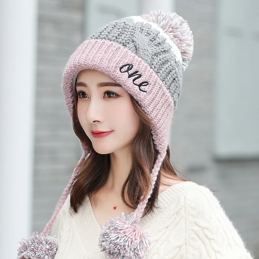 100% вязаная шапка ручной работы в этническом стиле с мозаичной мозаикой и