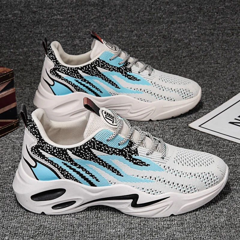 

2021 summer mesh breathable shoes men's sports shoes old fashion running shoes