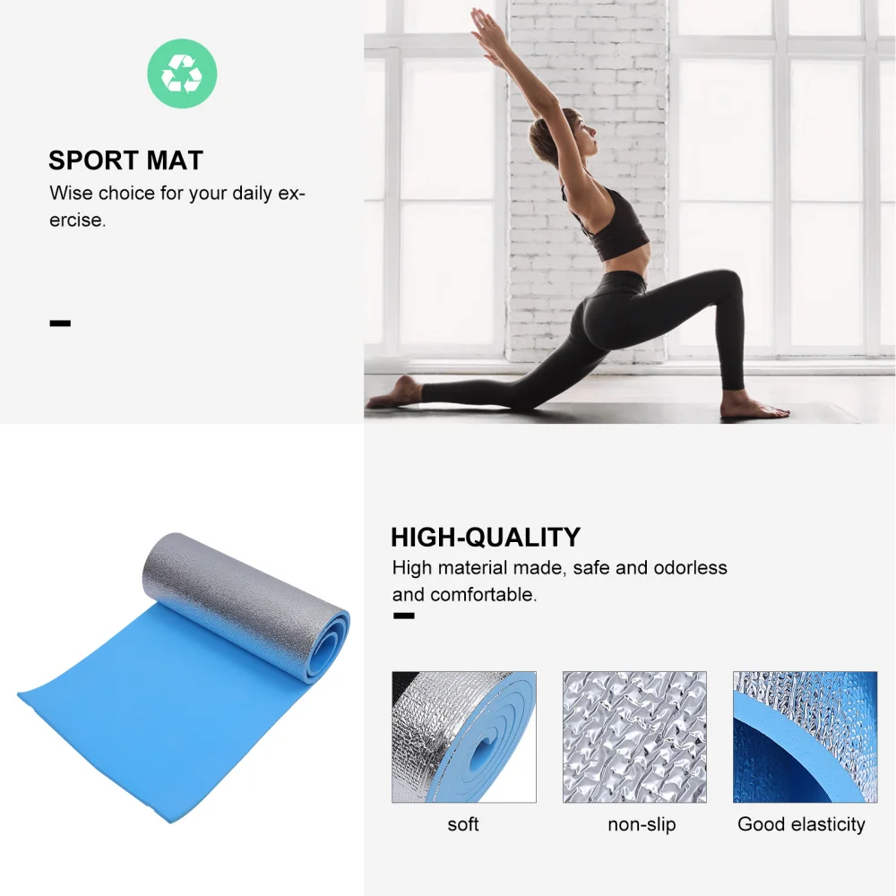 

Fitness Yoga Mat Pilates Gymnastics Waterproof Exercise Mat for Men