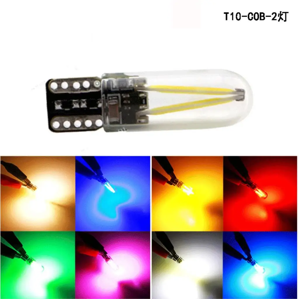 2PCS High Quality T10 Super Bright COB LED Interior Reading Dome Light Marker Lamp 12v 24v Auto Wedge Parking Bulbs | Лампы и