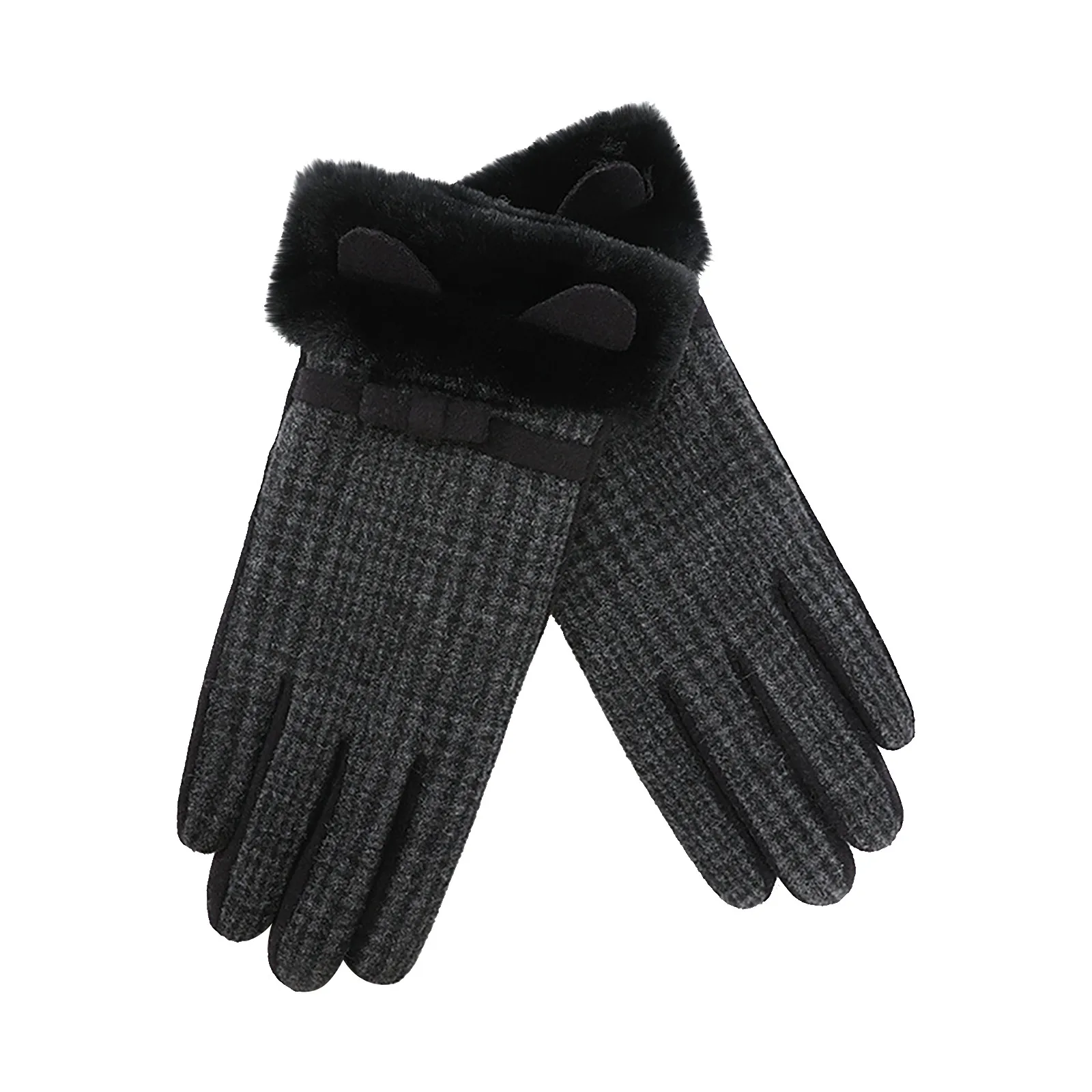 

Womens Self-heating Warm And Velvet Wind-proof Gloves For Winter Outdoor Sport Hiking Driving Rinding Touch Screen Velvet Gloves