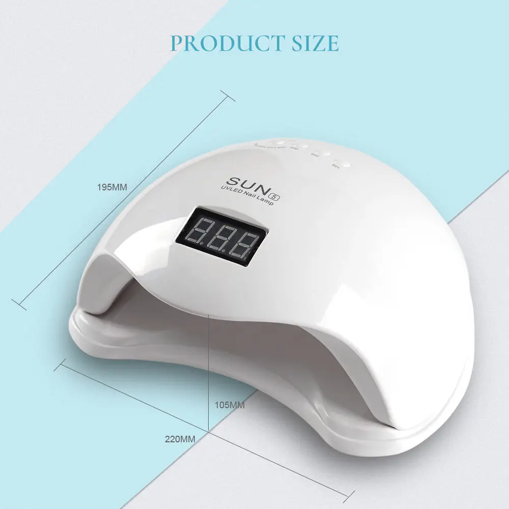 Полный маникюрный набор с лампой 48 Вт гель лаков для ногтей инструмент маникюра