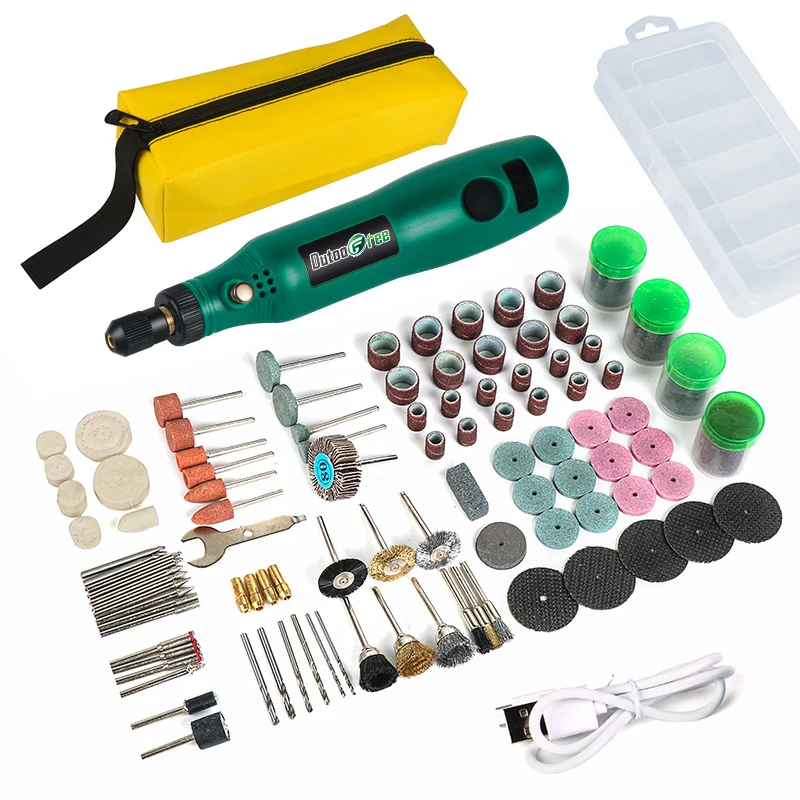

USB Cordless Rotary Tool Kit Woodworking Engraving Pen DIY For Jewelry Metal Glass Mini Wireless Drill With Dremel Accessories