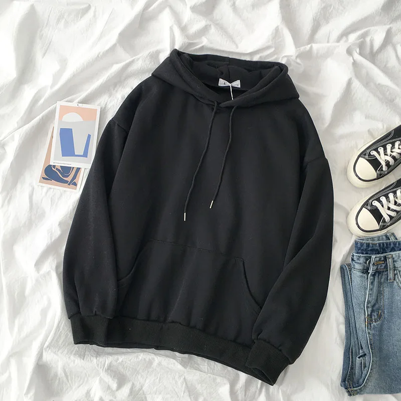 Новинка 2021 модные корейские толстовки женские зимние топы повседневный милый