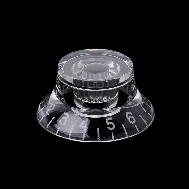 4 шт. регулятор скорости гитары громкости звука для Gibson Les Paul прозрачные детали |