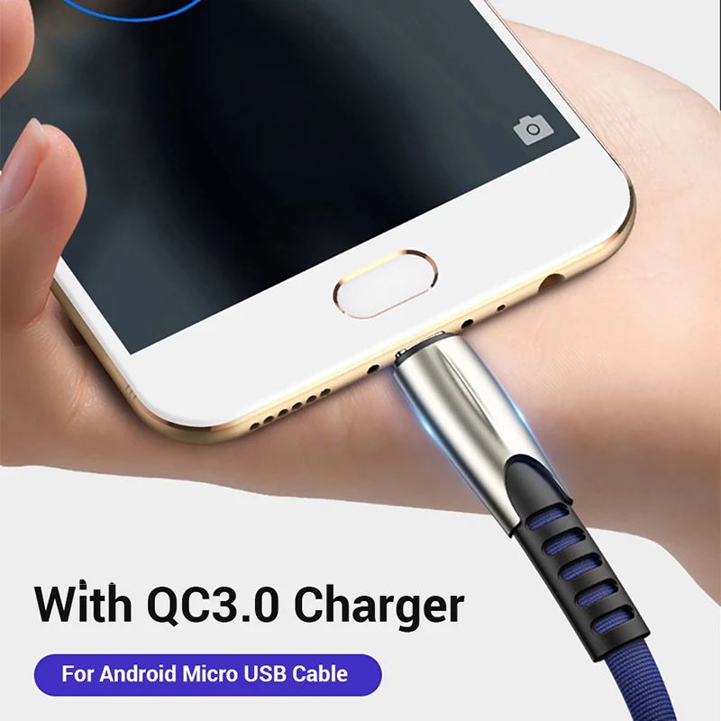 Кабель Oppselve USB Type-C провод для быстрой зарядки шнур 3 м USBC кабель Xiaomi K20 Samsung S9 Oneplus 7