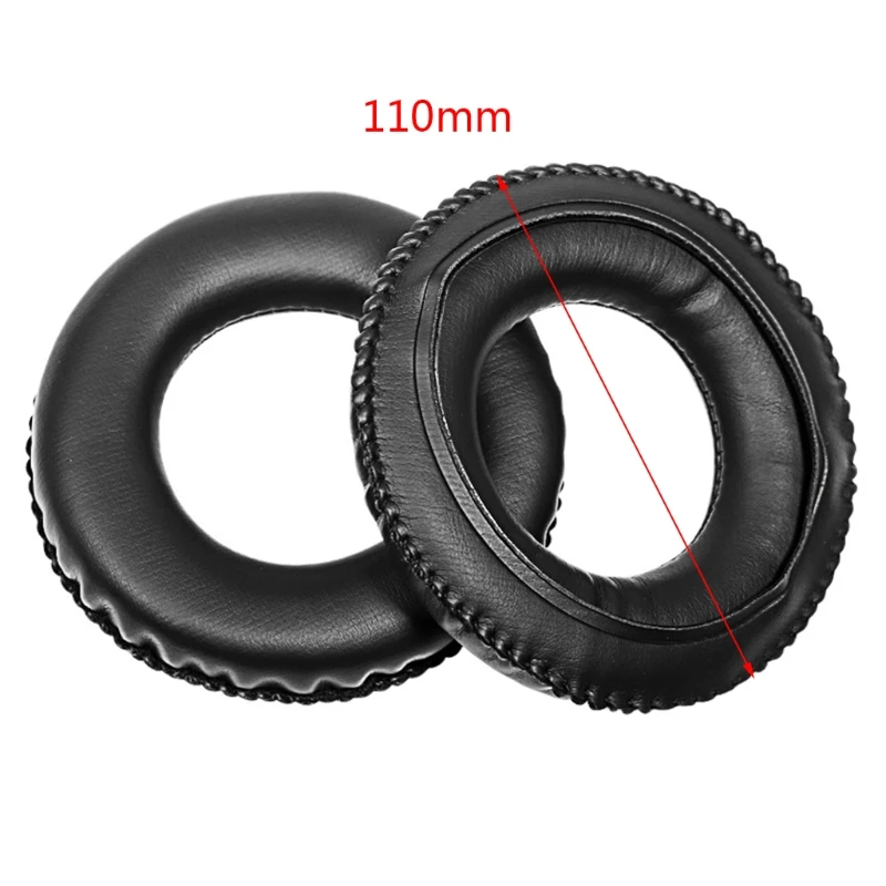 

Leather Ear Pads Cushion Cover Earpads Replacement Elastic Headband Beam for -Superlux HD-681B Headphones