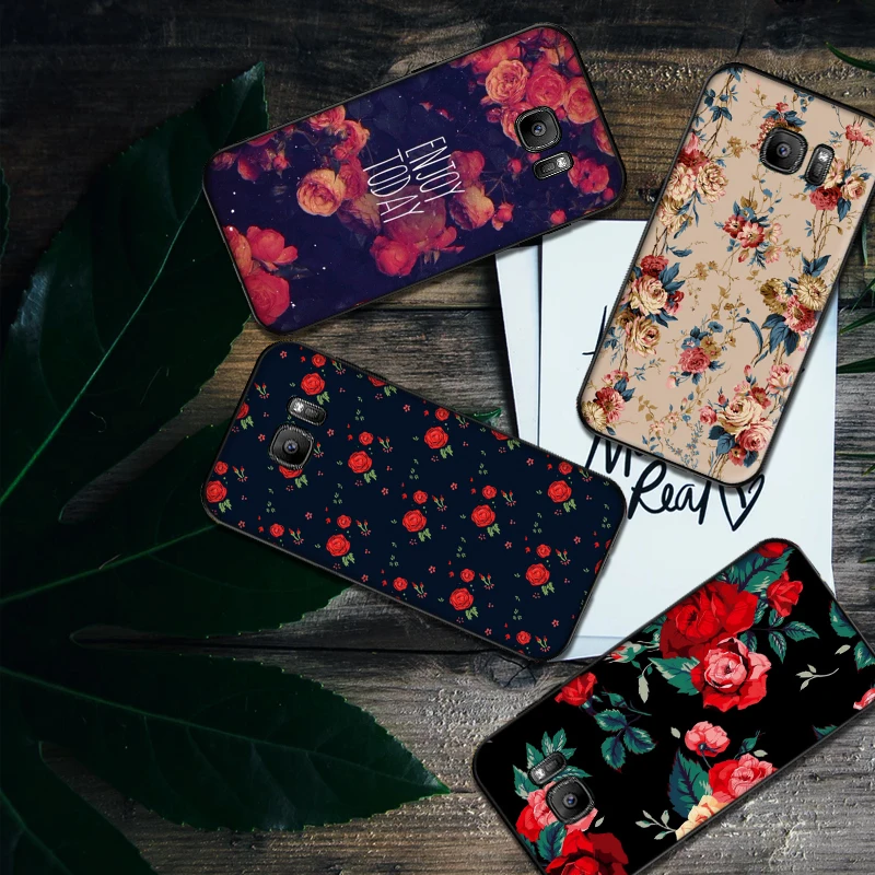 Мягкий силиконовый чехол для телефона samsung S6 S7 Edge S8 S9 S10 PLUS NOTE 8 9 M10 20 30 задняя крышка