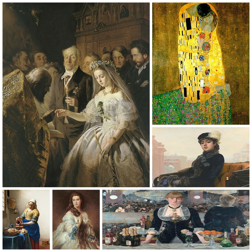 

5D DIY Diamond Painting World Famous Character Embroidery Square Round Diamond Rhinestone Kit Home Decoration Restaurant Mural