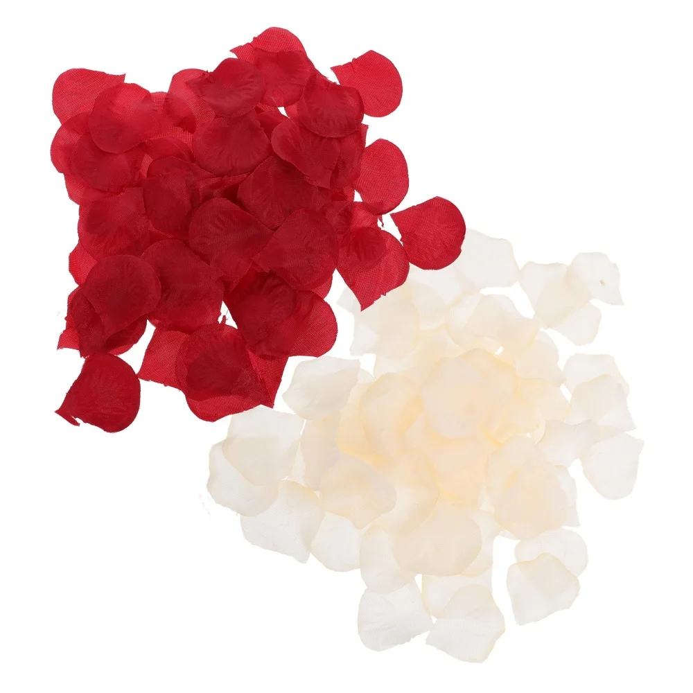 

2 Packs Simulated Rose Petals Wedding Decorations Practical Birthday Party Decor