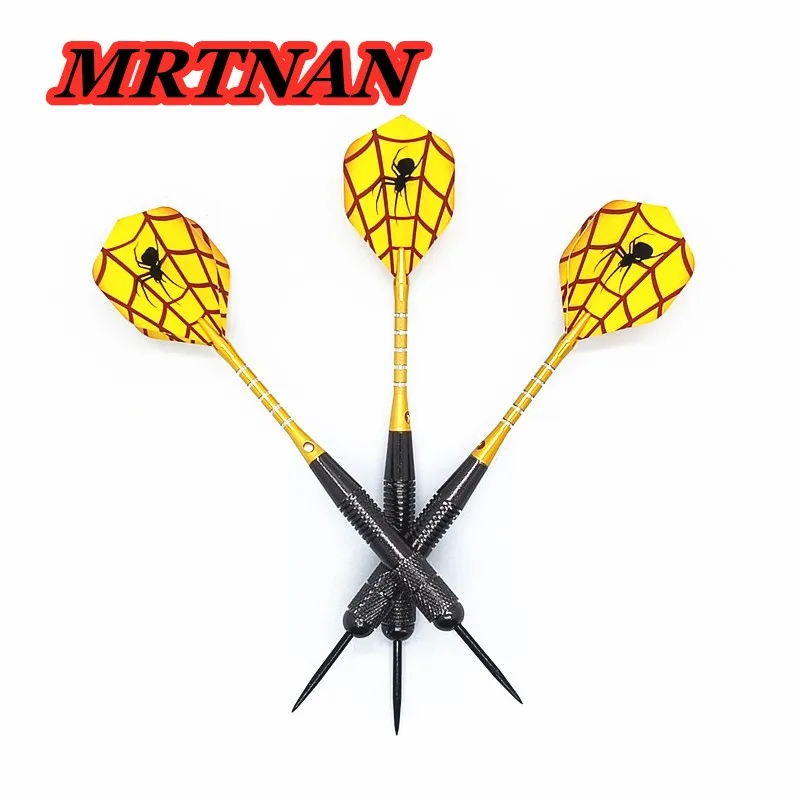 

New 3 pieces/set of steel darts set hot sale indoor entertainment darts professional dart rod PET standard dart wing