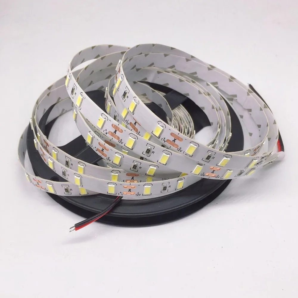 Гибкая светильник та высокой яркости 1 м 2 3 4 5 12 В постоянного тока 5630 SMD ip20 не