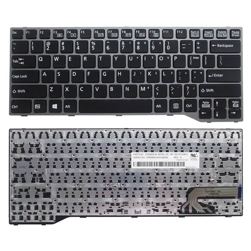 Новая английская клавиатура QH для ноутбука Fujitsu Lifebook E733 E734 E743 E744 E544 E736 E746 с