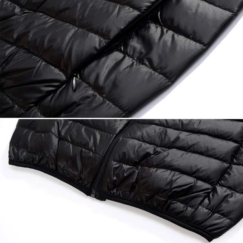 New Fashion Warm Men and Women Hooded Down Jacket Leisure Slim Zipper Jacket Winter Large Size Jacket