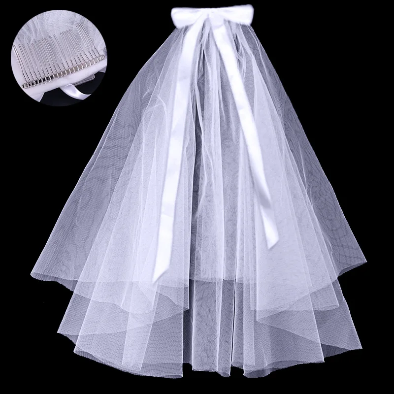 

YILIBER Wedding accessories bridal veil 3 meters tail super long veil lace veil bridal accessories