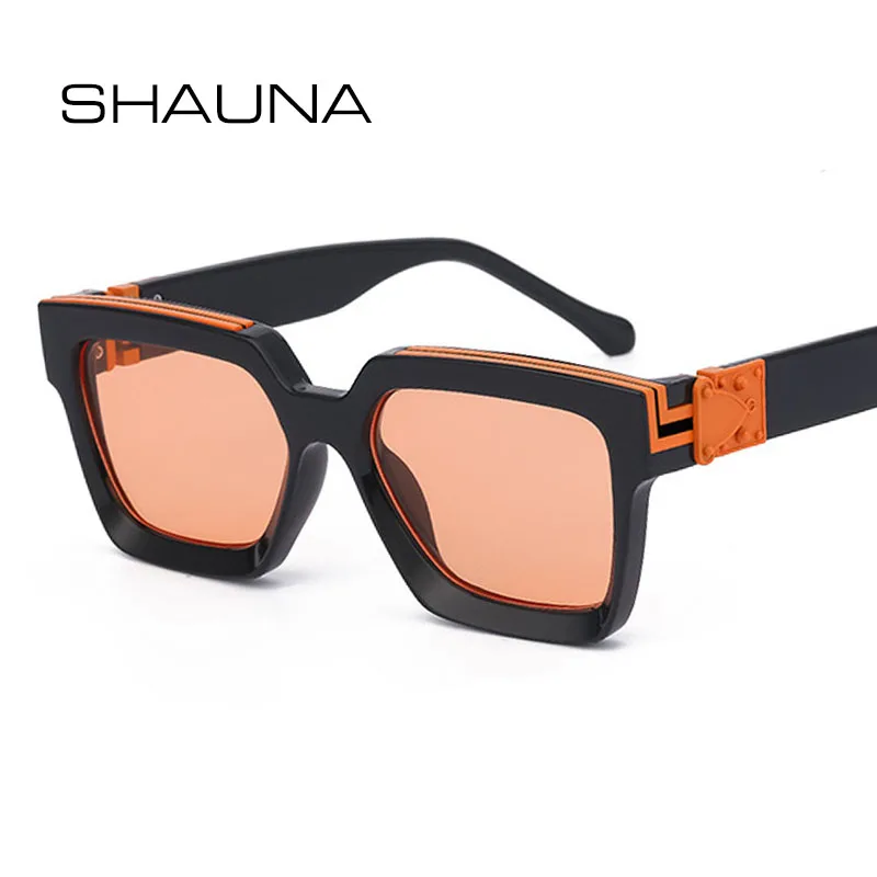 

SHAUNA Retro Square Sunglasses UV400