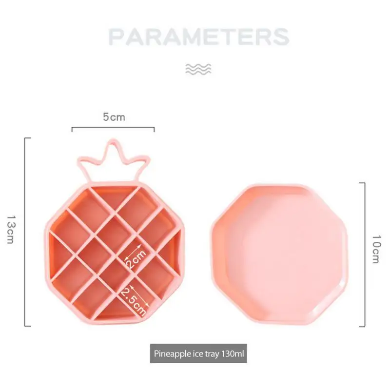 1 шт. креативная силиконовая форма для мороженого в виде ананаса карамельного